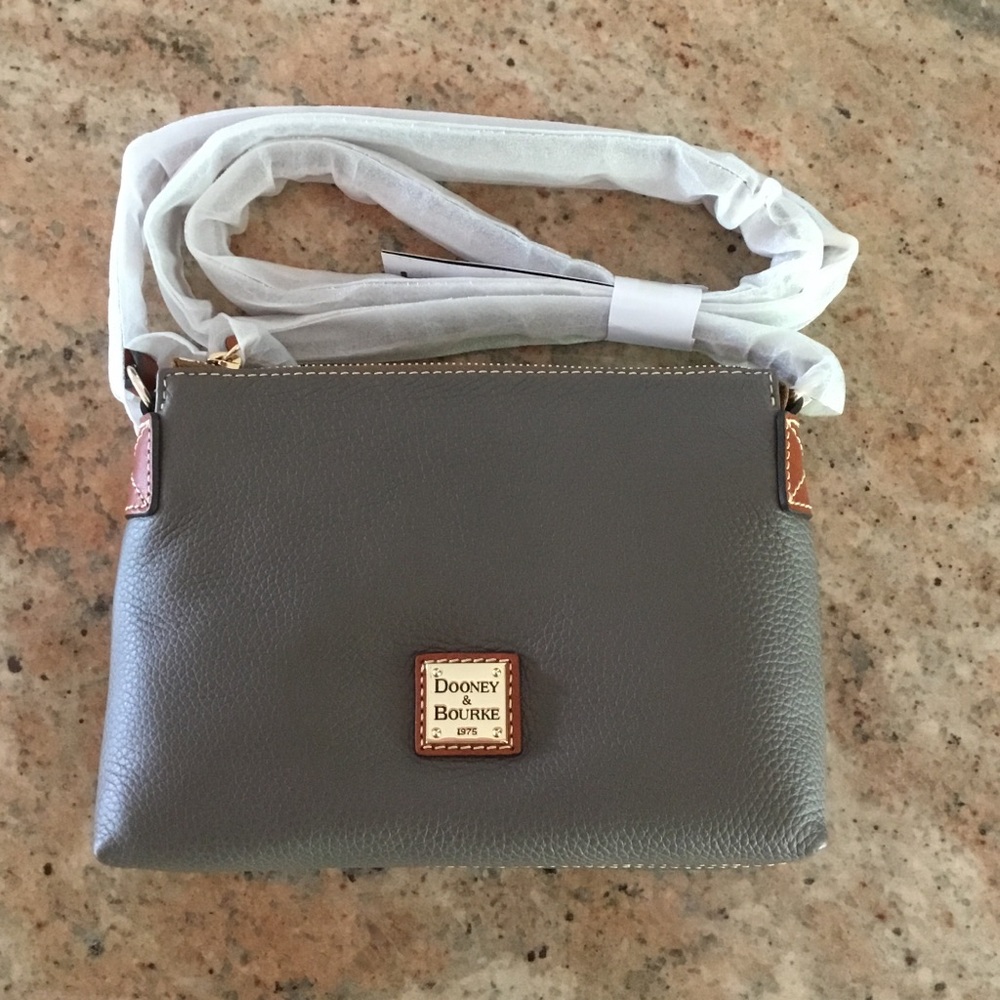 NEW Dooney & Bourke Pebble Grain Elephant Rosie Crossbody Leather Bag - Picture 2 of 15